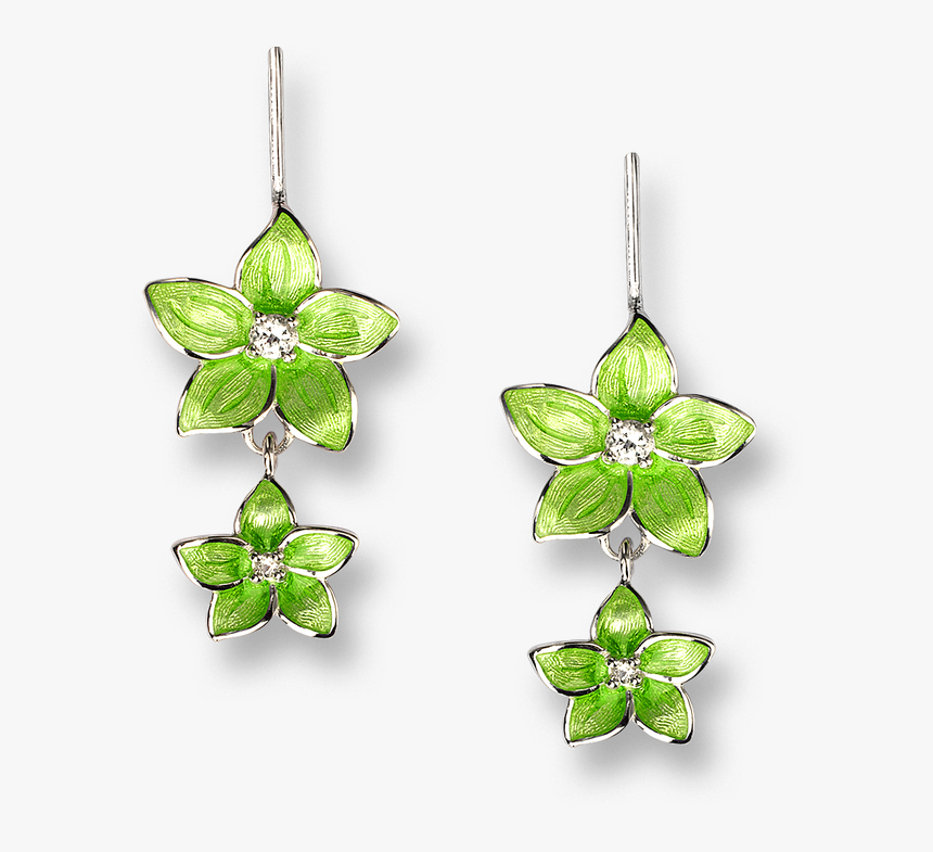 Nicole Barr Designs Sterling Silver Stephanotis Floral - Earrings, HD Png Download, Free Download