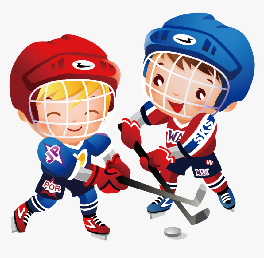 Ice Clip Art Two - Play Ice Hockey Clipart, HD Png Download, Free Download