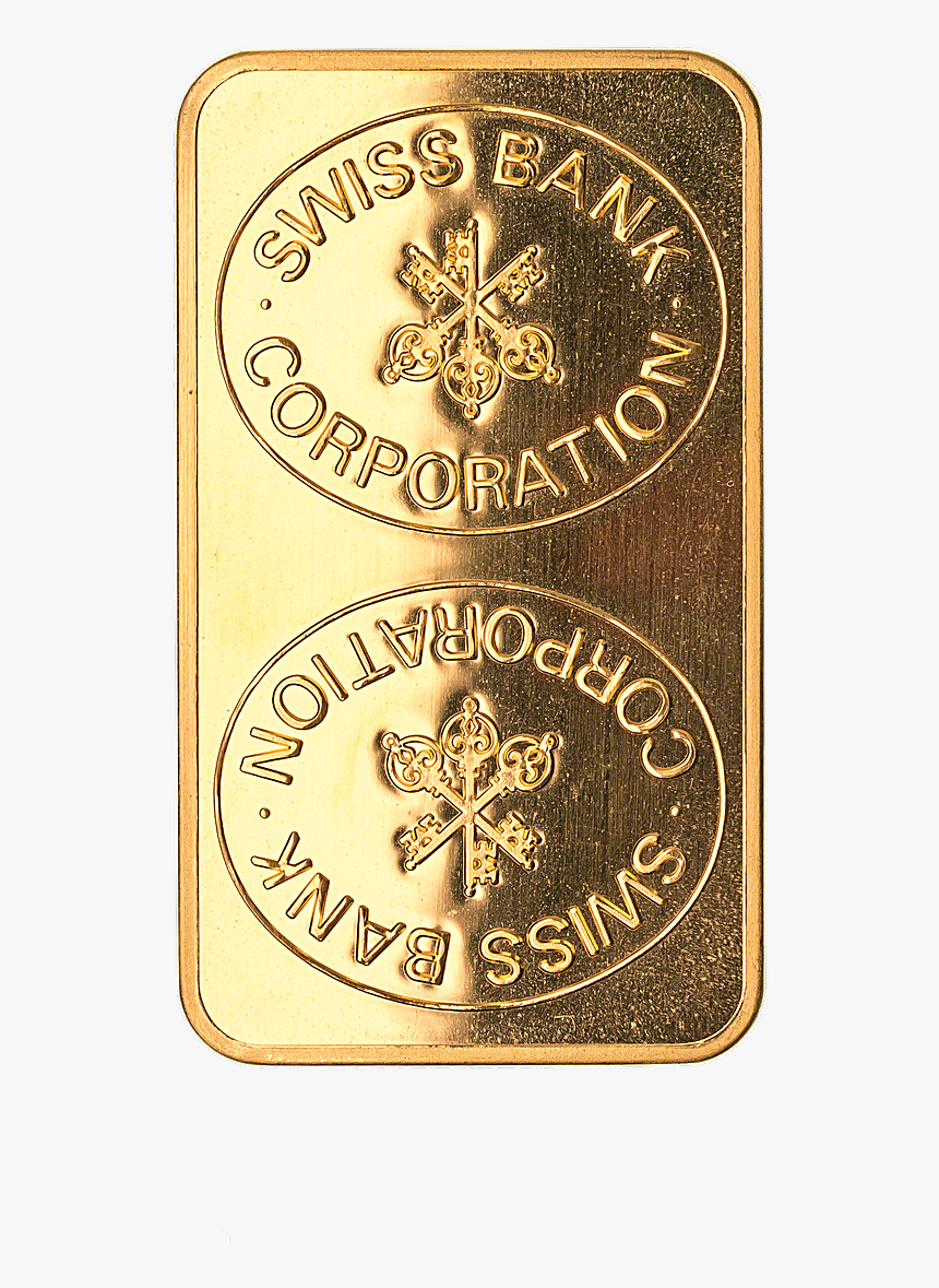 Swiss Bank Corporation Gold Bar - Coin, HD Png Download, Free Download