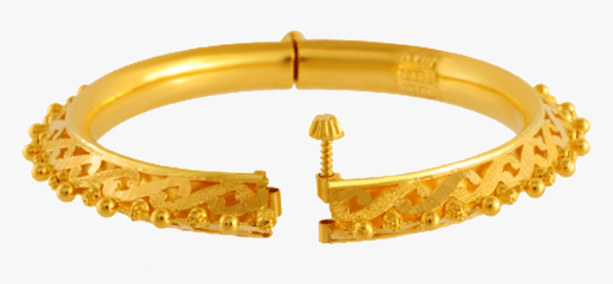 Chandra Jewellers 22k Yellow Gold Bangle - Bangle, HD Png Download, Free Download