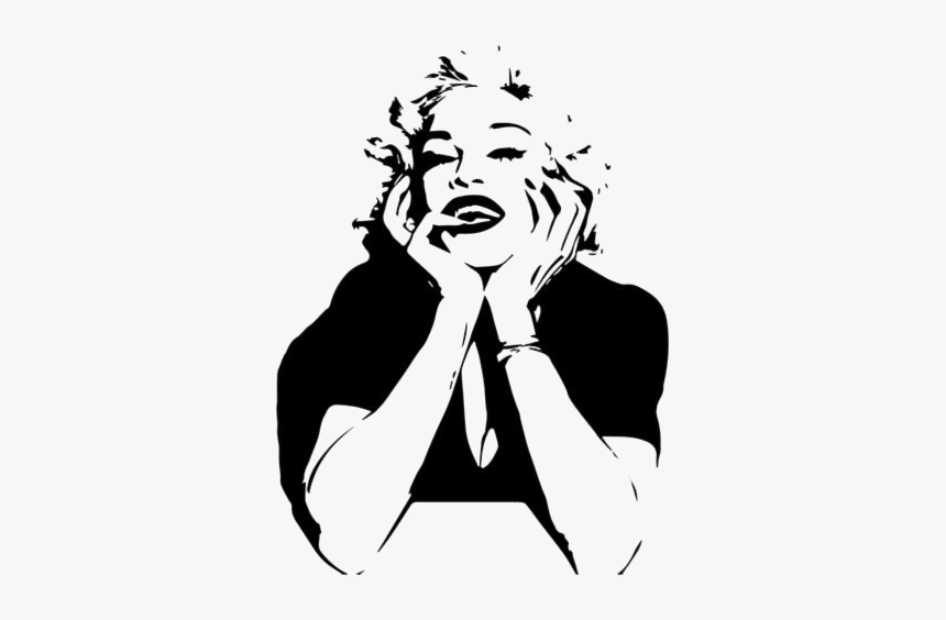 Famous Png Transparent Images - Madonna Silhouette, Png Download, Free Download