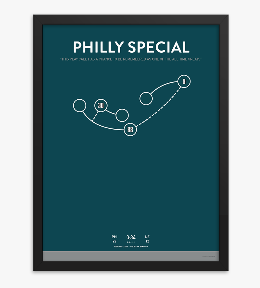 2018 Lii Champions Foles Touchdown "philly Special - Miracle At The Meadowlands 2, HD Png Download, Free Download