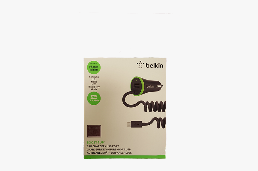 Belkin F8m890bt04 Blk, HD Png Download, Free Download