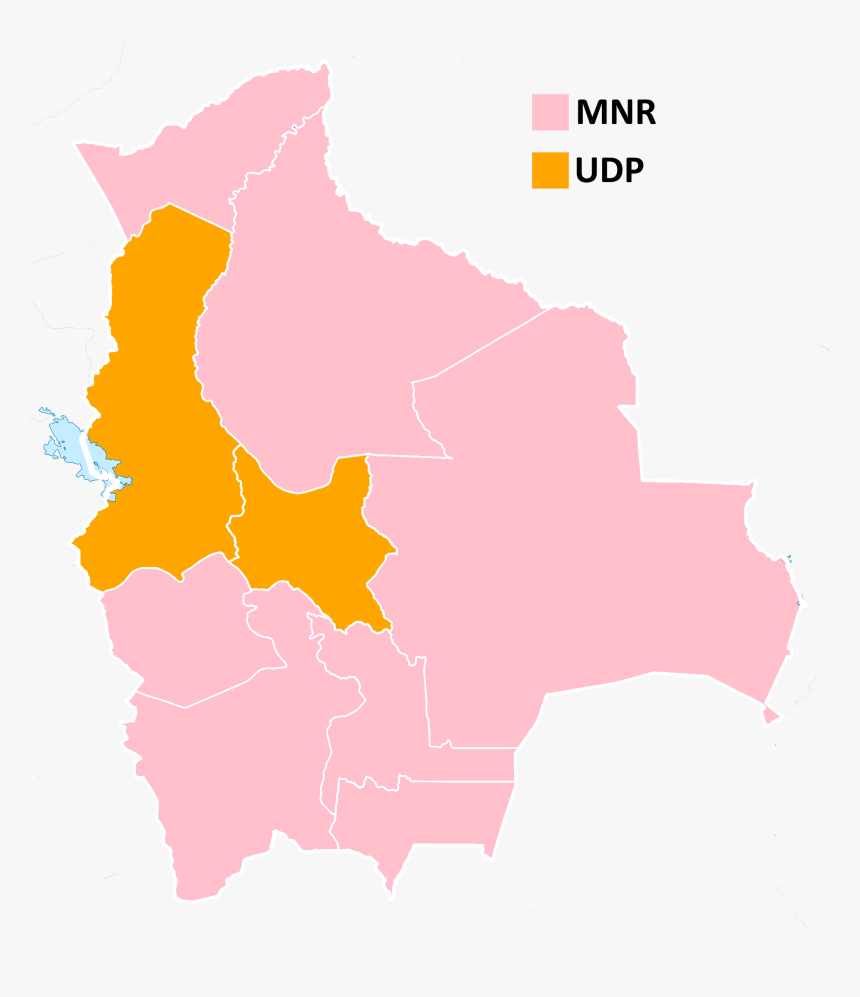 1979 Bolivian Elections Map - Elecciones Generales De 2014 En Bolivia, HD Png Download, Free Download