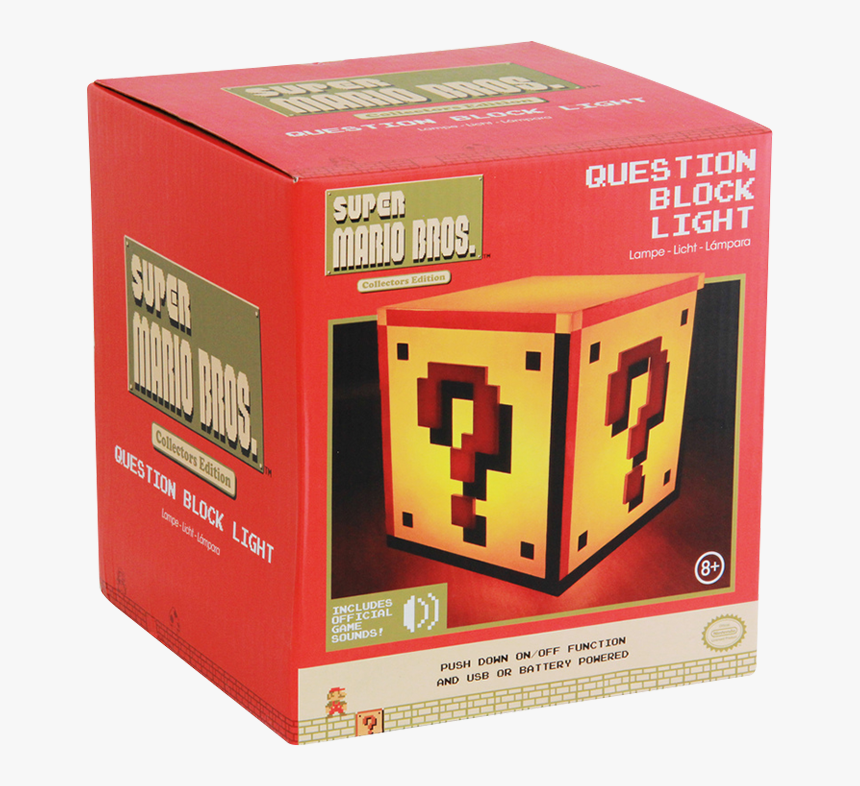 Paladone Question Block Light, HD Png Download, Free Download