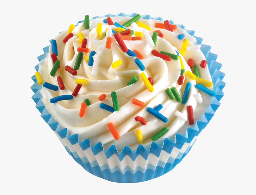 Sprinkle Ice Cream Cupcake - Ice Cream Cupcakes, HD Png Download, Free Download