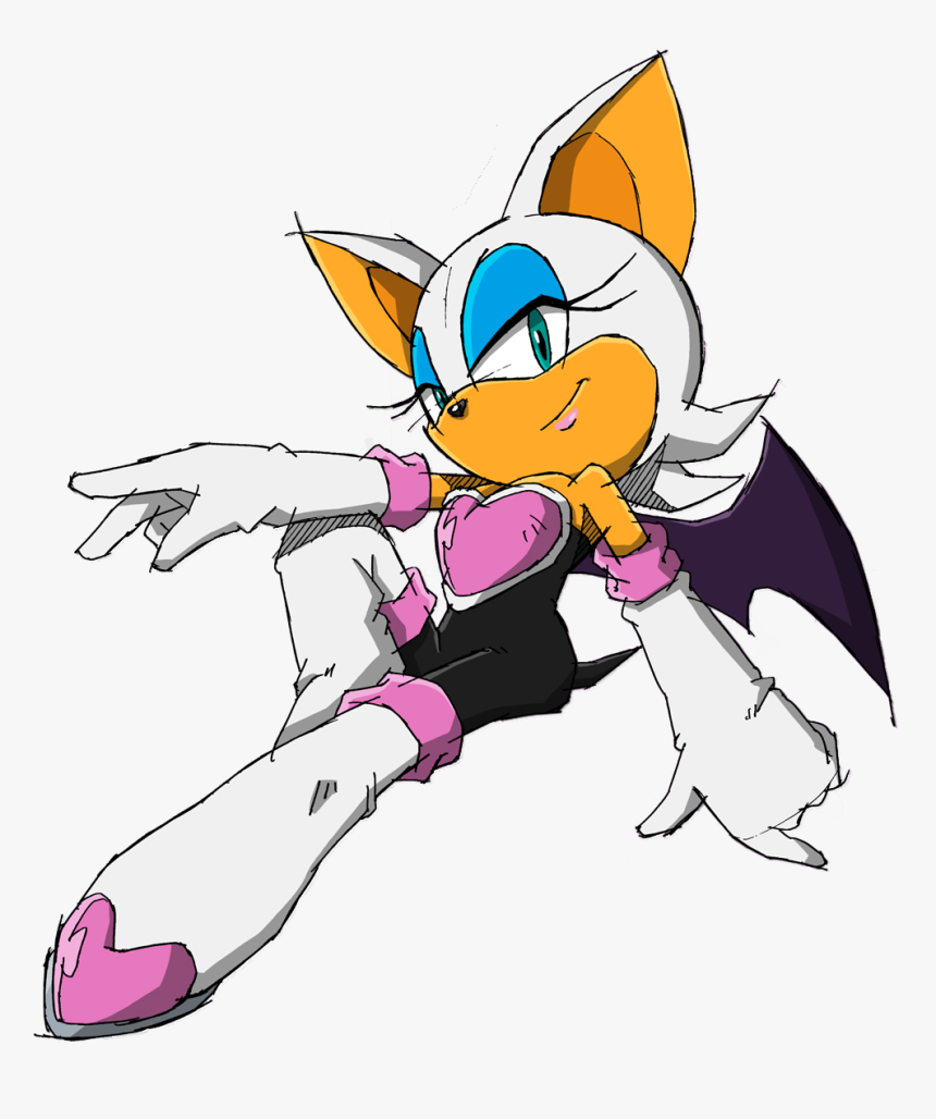 Rouge With Friend - Rouge The Bat Sonic Channel, HD Png Download, Free Download