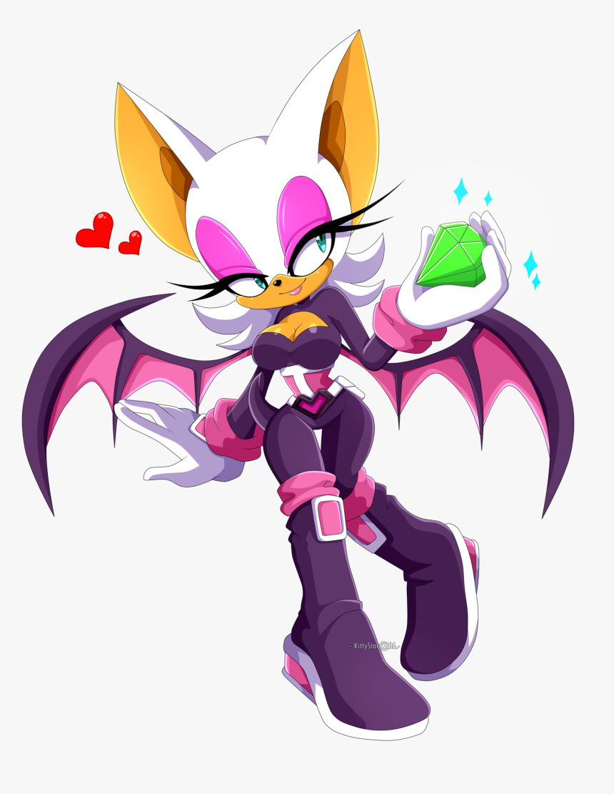 Rouge Art Sonic, HD Png Download, Free Download