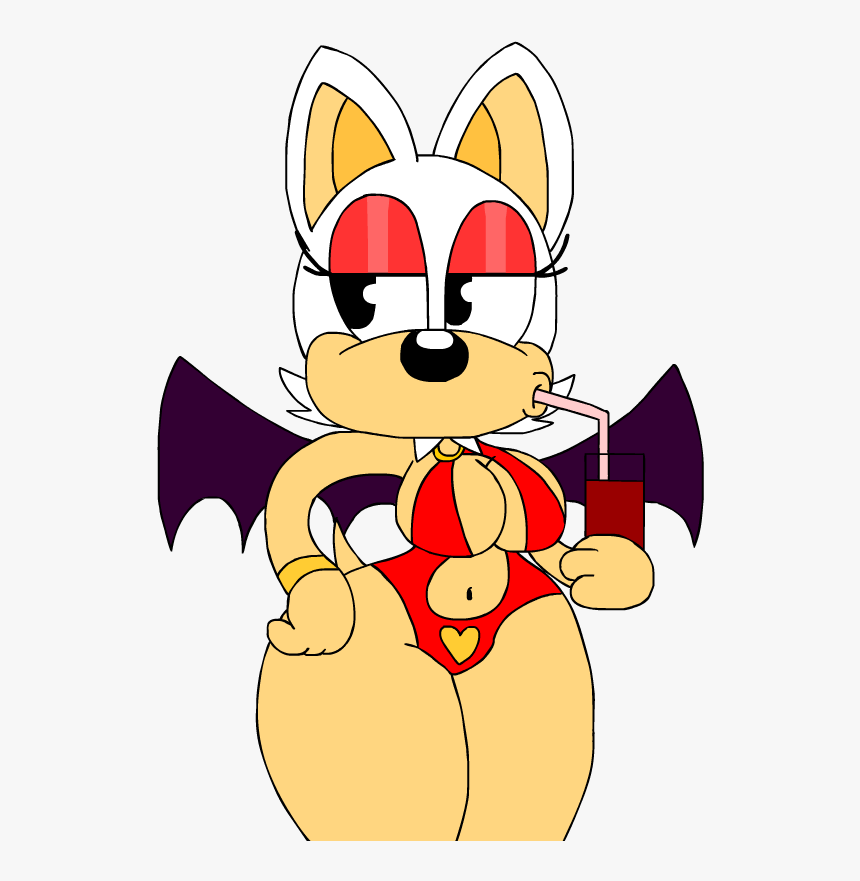 Rouge The Bat As Vampirella - Cartoon, HD Png Download, Free Download