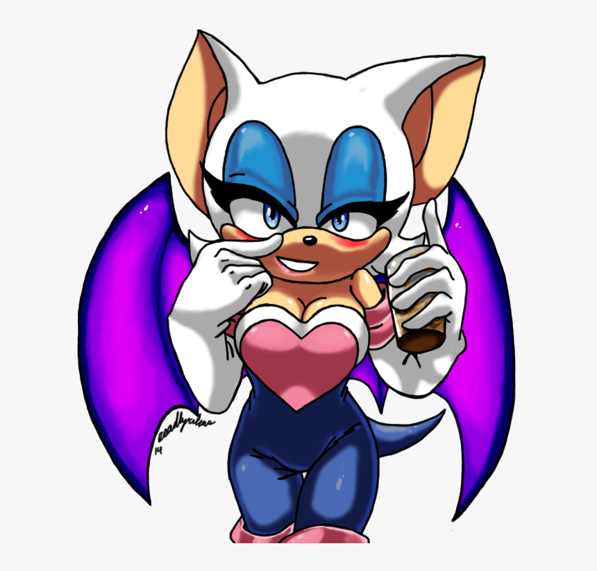 Rouge The Bat - Cartoon, HD Png Download, Free Download