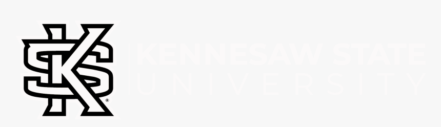 Kennesaw State University Black And White, HD Png Download, Free Download