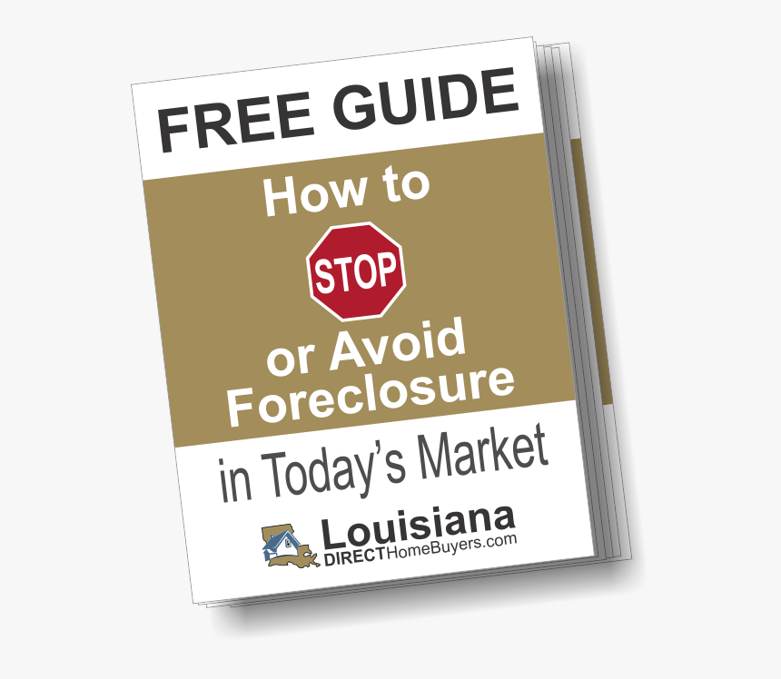5 Ways To Stop Foreclosure Report - Stop Sign, HD Png Download, Free Download