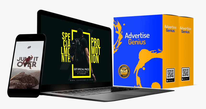 Advertise Genius - Netbook, HD Png Download, Free Download