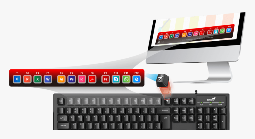 Teclado Genius Smart Kb 102 Black Usb, HD Png Download, Free Download