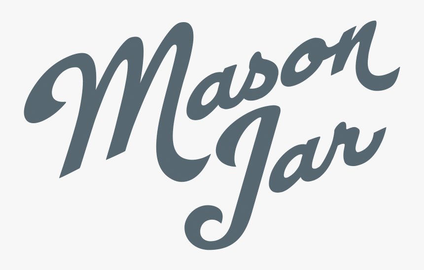 Clip Art Mason Jar Logo - Calligraphy, HD Png Download, Free Download