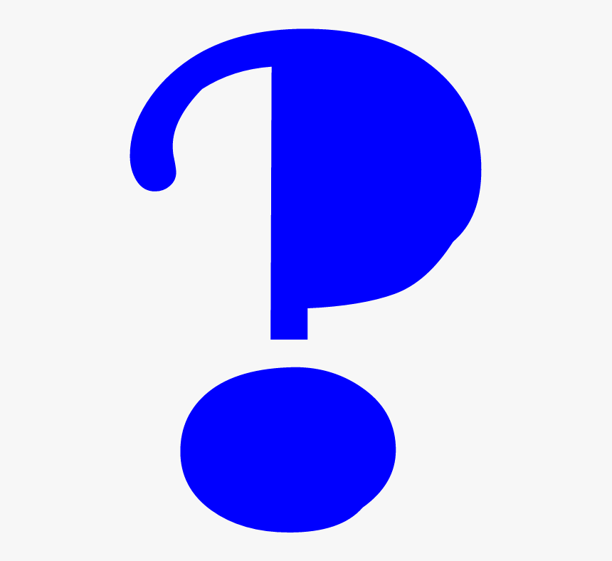 Blue Question Mark, HD Png Download, Free Download