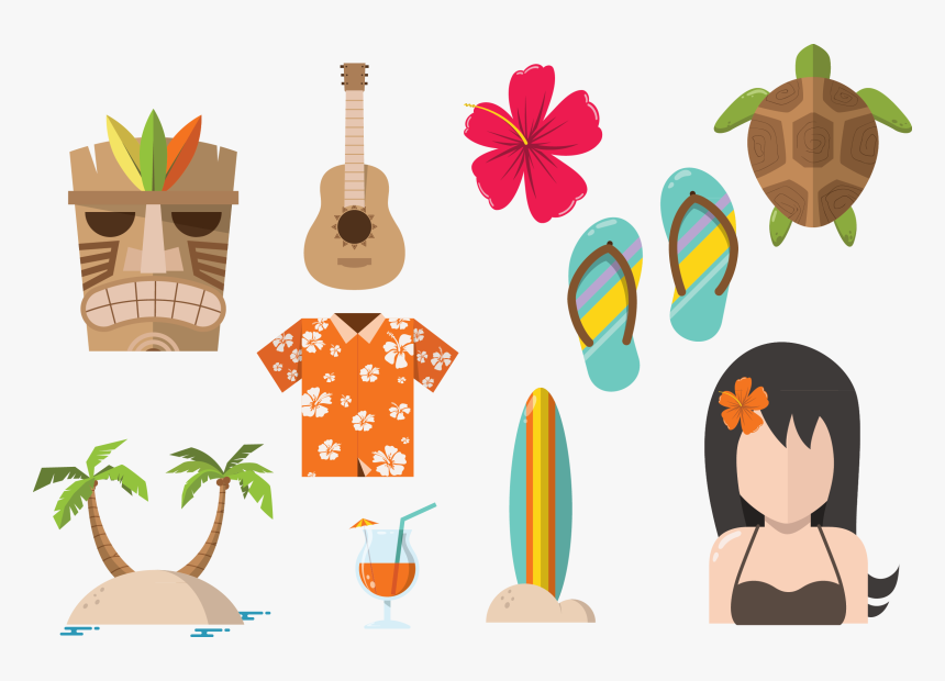 Hawaii Clipart Sea Turtle Hawaiian - Hawaiian Icon Png, Transparent Png, Free Download
