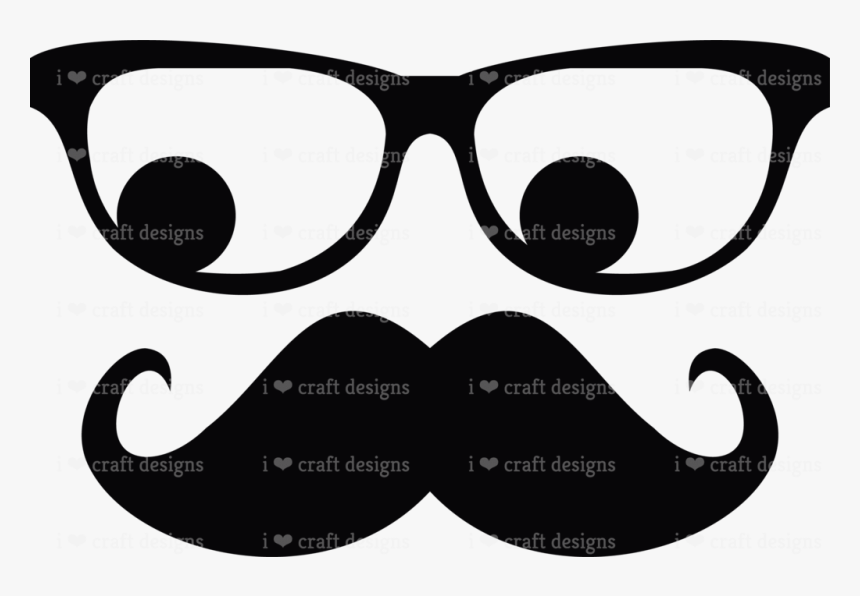 I Love Craft Designs - Designs Of Moustache, HD Png Download, Free Download