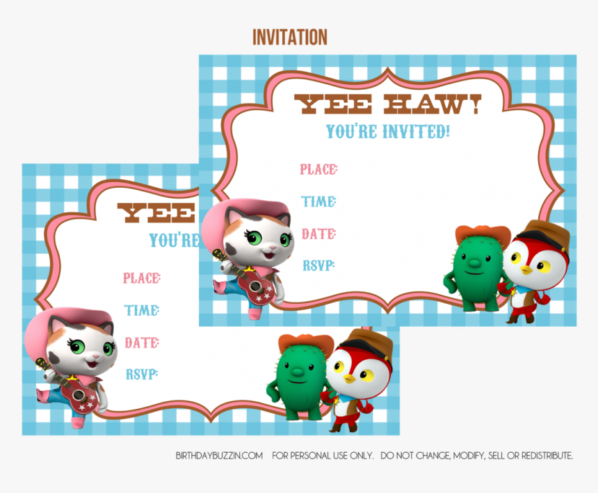 Large Size Of Sheriff Callie Birthday Invitations Free - Sheriff Callie's Wild West Tags, HD Png Download, Free Download