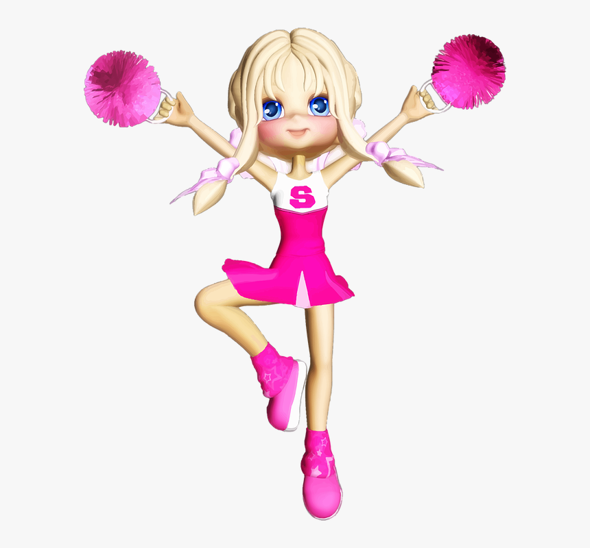 Blonde, Cartoon, Cheerleader, Comic Characters, Female - Cheerleader Clipart Png, Transparent Png, Free Download