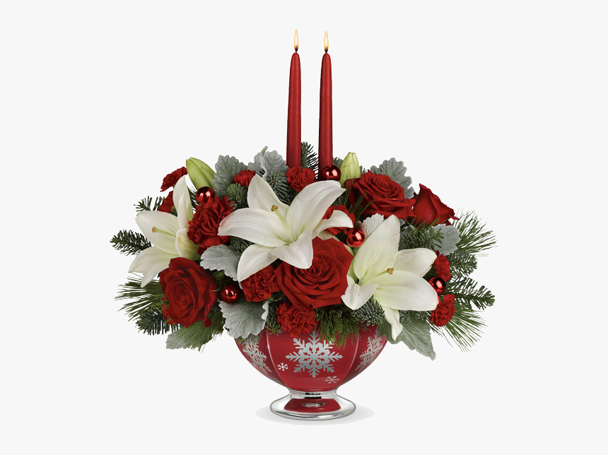 Merry Memories Centerpiece - Garden Roses, HD Png Download, Free Download