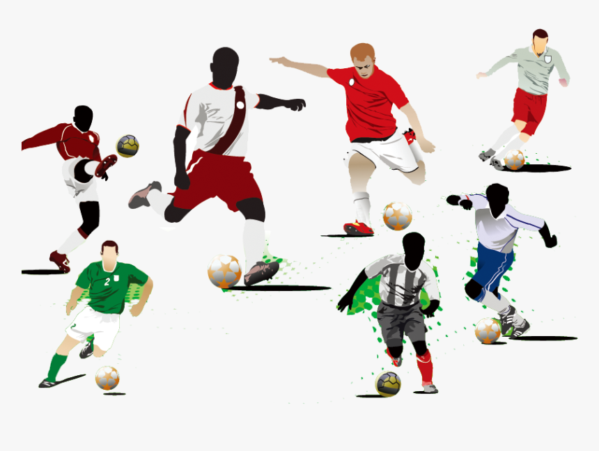 Royalty-free Stock Photography Clip Art - Soccer Player Kicking Ball, HD Png Download, Free Download