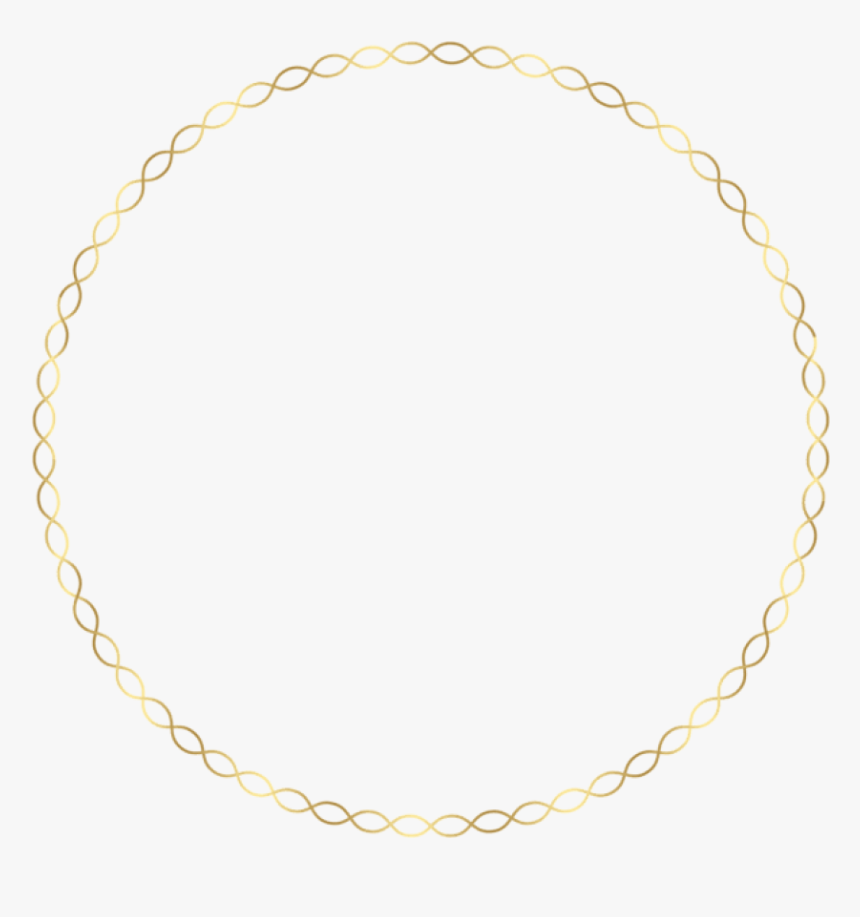 Deco Border Frame Png - Chain, Transparent Png, Free Download