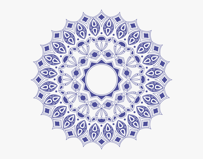 Bingkai Lingkar Motif Ramadhan .png, Transparent Png, Free Download