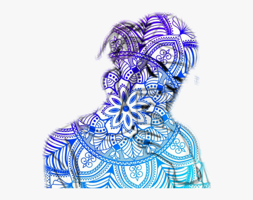 #mandala #girl #girltumblr #tumblr #colours - Doodle, HD Png Download, Free Download