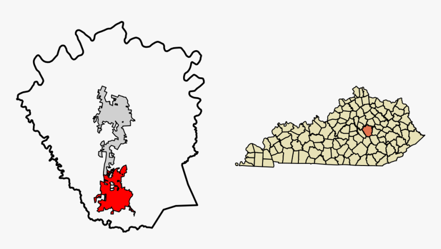 Madison County Kentucky Incorporated And Unincorporated - Kentucky Counties No Background, HD Png Download, Free Download