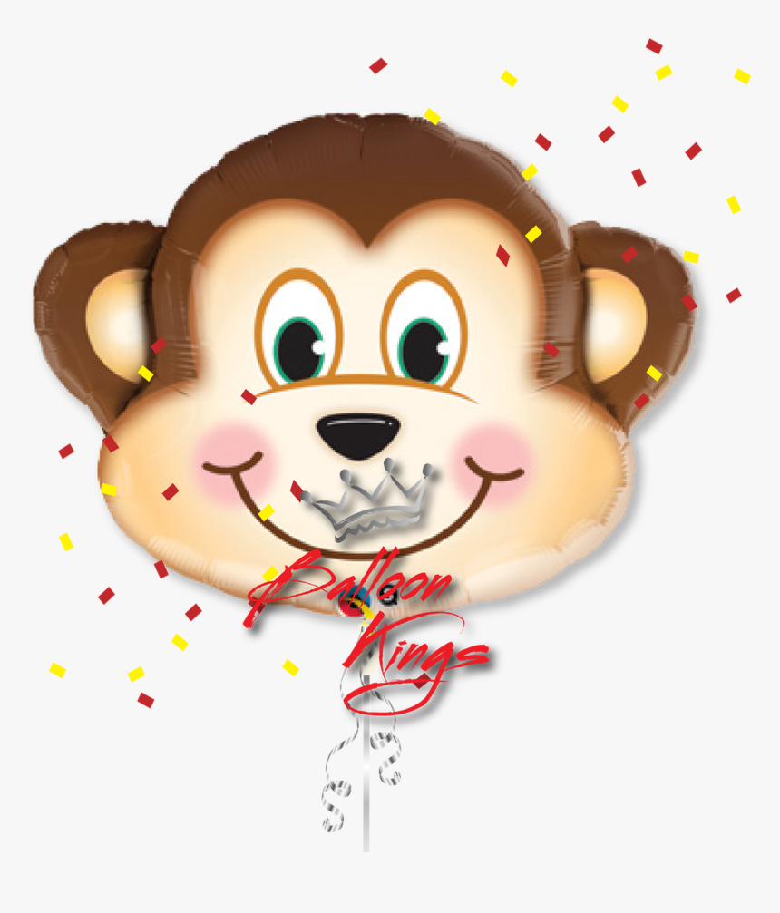 Monkey Head - Cheeky Monkey Balloon, HD Png Download, Free Download