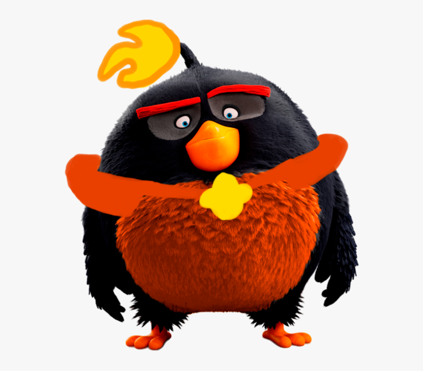 Transparent Angry Birds Red Png - Angry Birds Pelicula Bomb, Png Download, Free Download