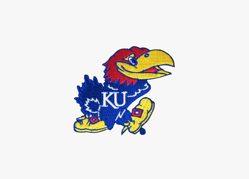 Jayhawk Embroidered Patch - Kansas Jayhawks Logo Png, Transparent Png, Free Download