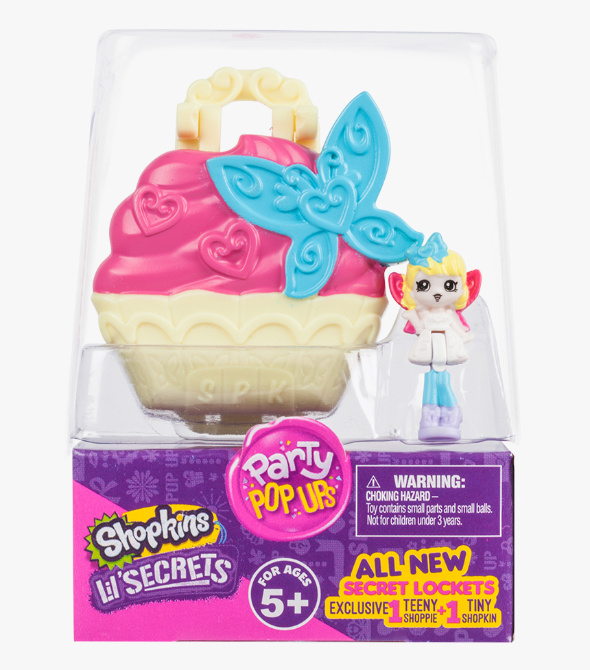 Spk Lil Secrets S2 W1 Locket Fairy Cake Birthday Package - Shopkins Lil Secrets Lockets, HD Png Download, Free Download