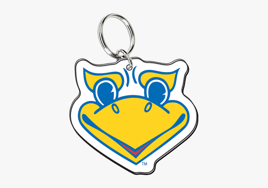 Beak "em Jayhawk Acrylic Keychain - Jayhawk Beak, HD Png Download, Free Download