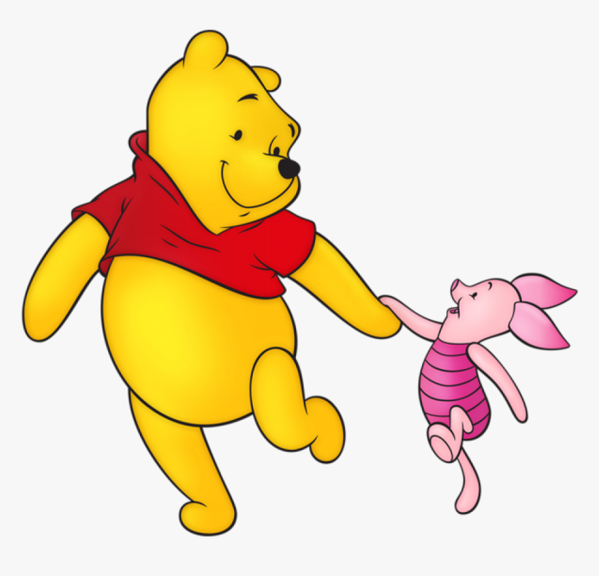 Winnie The Pooh And Piglet Png Clip Art Image - Cartoon Winnie The Pooh And Piglet, Transparent Png, Free Download