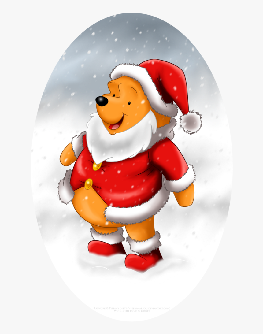 Winnie The Pooh Santa, HD Png Download, Free Download