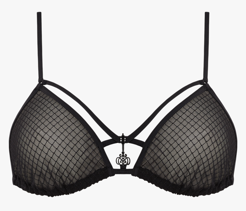 Black Key Black Triangle Bra - Brassiere, HD Png Download, Free Download