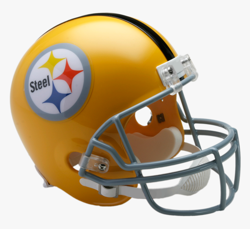Pittsburgh Steelers Vsr4 Replica Throwback Helmet - Jets Football Helmet, HD Png Download, Free Download