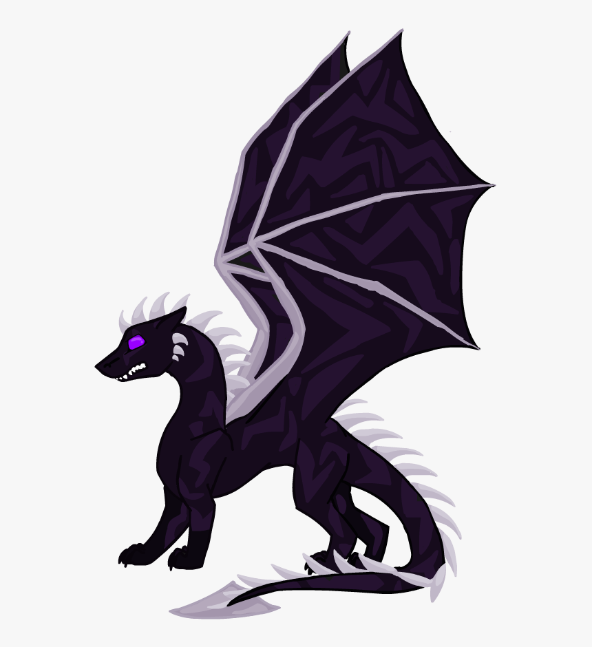 Enderman Drawing Ender Dragon - Enderdragon Drawing, HD Png Download, Free Download