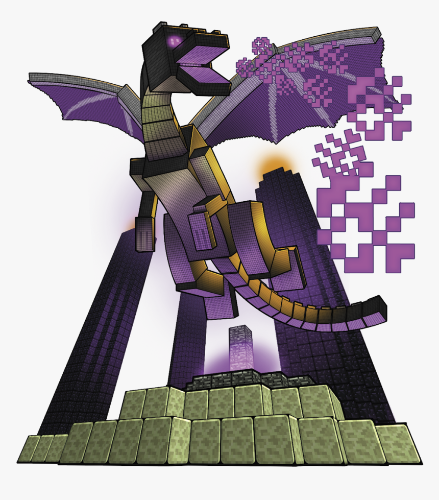Minecraft Mutant Ender Dragon The Ender Dragon Is A Dangerous Flying Hostile Boss Mob Found When