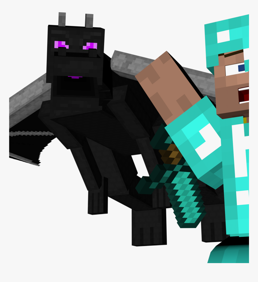 Minecraft Wallpaper Cute Ender Dragon , Png Download - Minecraft Ender Dragon, Transparent Png, Free Download