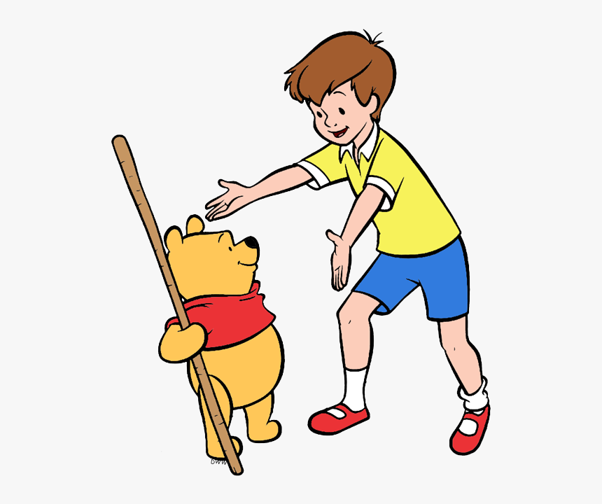 Winnie The Pooh Clipart Christopher Robin, HD Png Download, Free Download