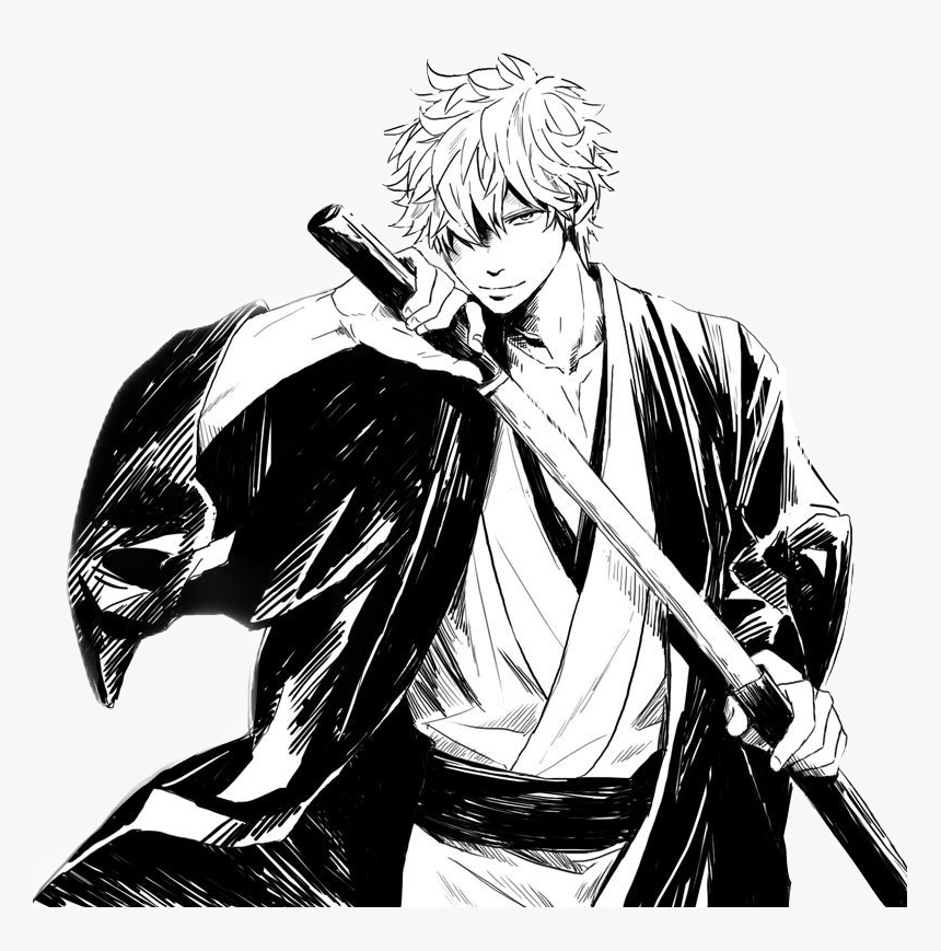 #gintama #anime #kagura #gintoki #ginchan #gin - Sakata Gintoki Pixiv, HD Png Download, Free Download