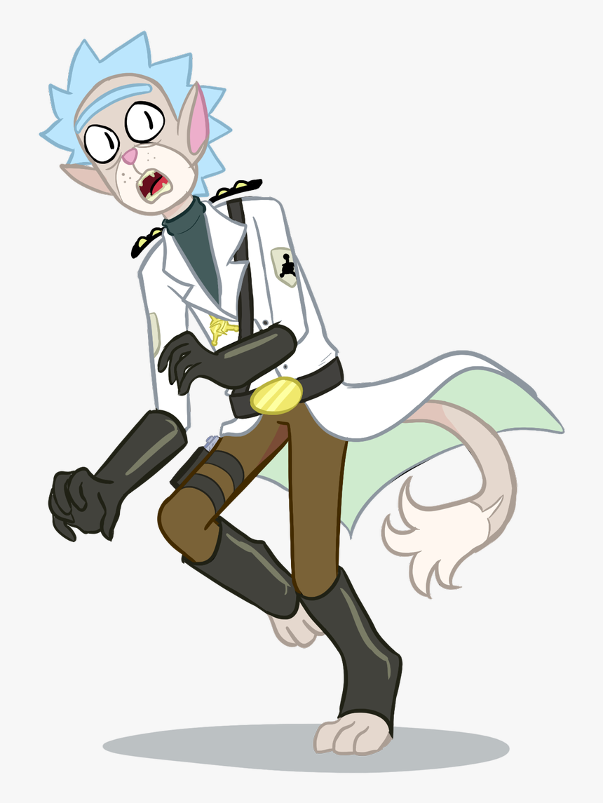 Rick And Morty Cat Png - Rick And Morty Comic Cat Rick, Transparent Png, Free Download