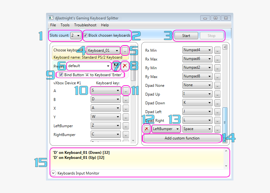 Alt Keyboard Splitter For Dbc 14 Controls Hd Png Download Kindpng