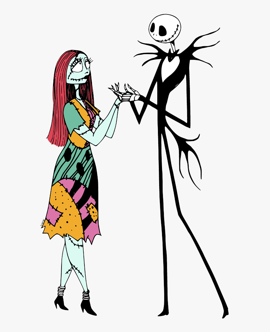 Nightmare Before Christmas Jack And Sally Png, Transparent Png is free tran...