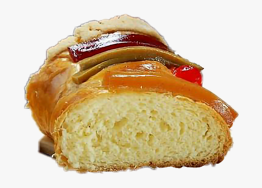 #pan #rebanada #rebanadadepan #roscadereyes #bread - Rebanada De Rosca De Reyes, HD Png Download, Free Download