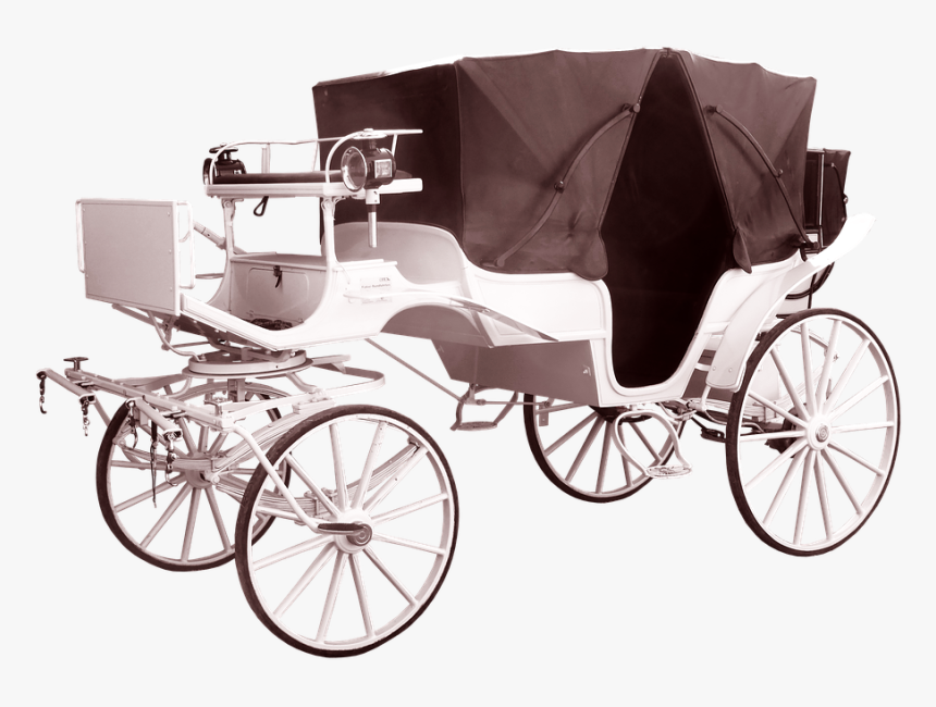 Coach, White, Wedding, Tours, Coachman, Carriage Rides - Kutsche Transparent, HD Png Download, Free Download