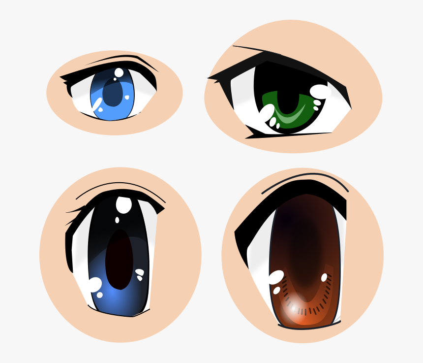 Anime Svg Images Cc - Eye Anime Png Vector, Transparent Png, Free Download